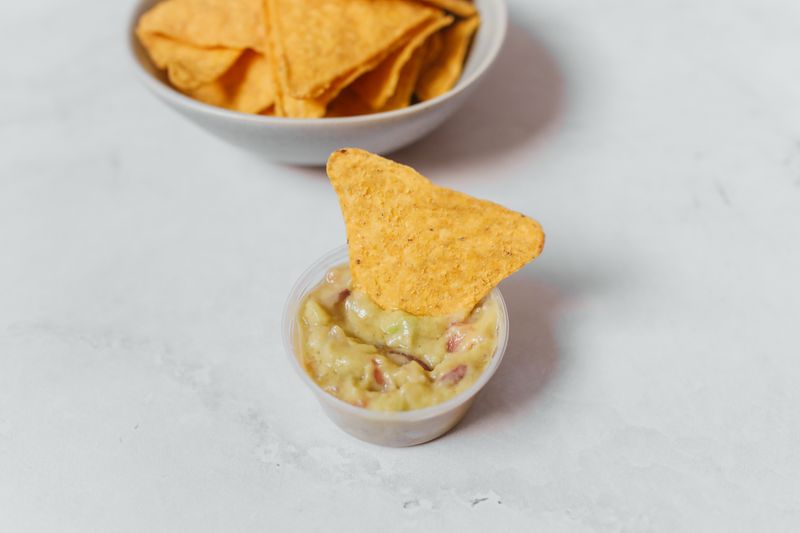 Chuys queso dip with chips